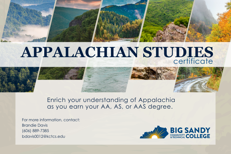 BSCTC now offers Appalachian Studies Certificate Program BSCTC